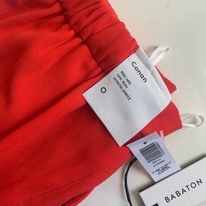 ARITZIA Babaton Cohen Pant in Flame Scarlet